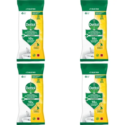 Dettol Antibac schoonmaakdoekjes citroen 4-pack