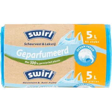 Swirl Pedaalemmerzakken ocean 5 liter