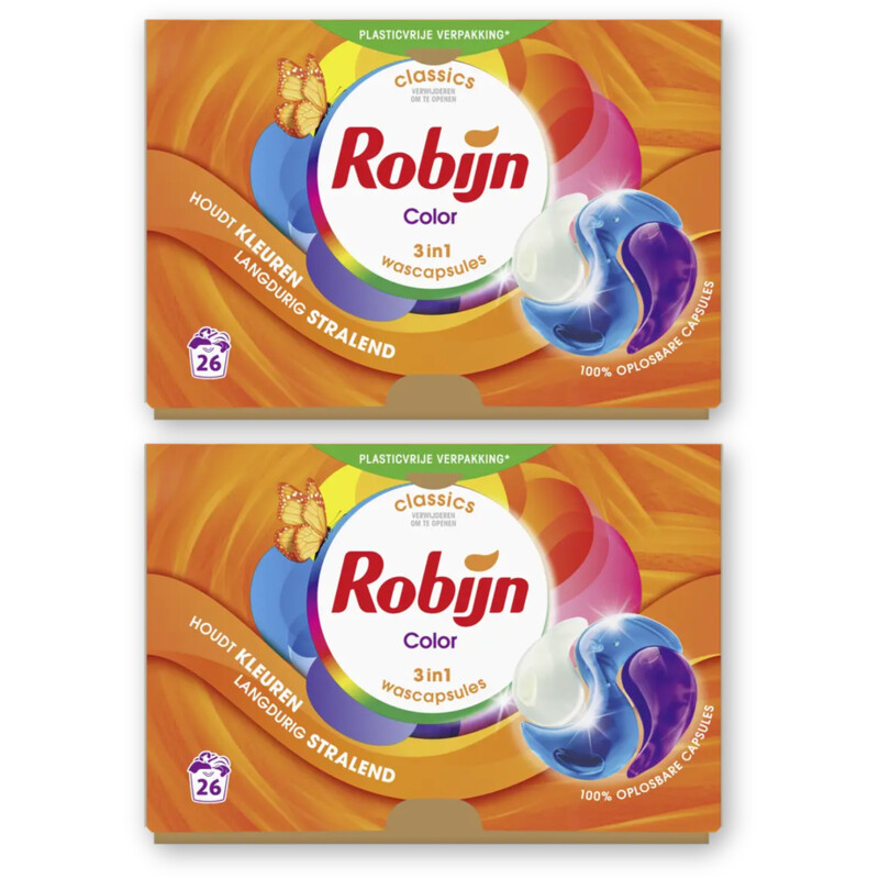Robijn Wascapsules color 2-pack