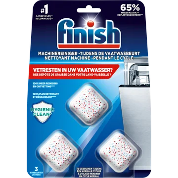 Finish Machinereiniger tijdens de wasbeurt