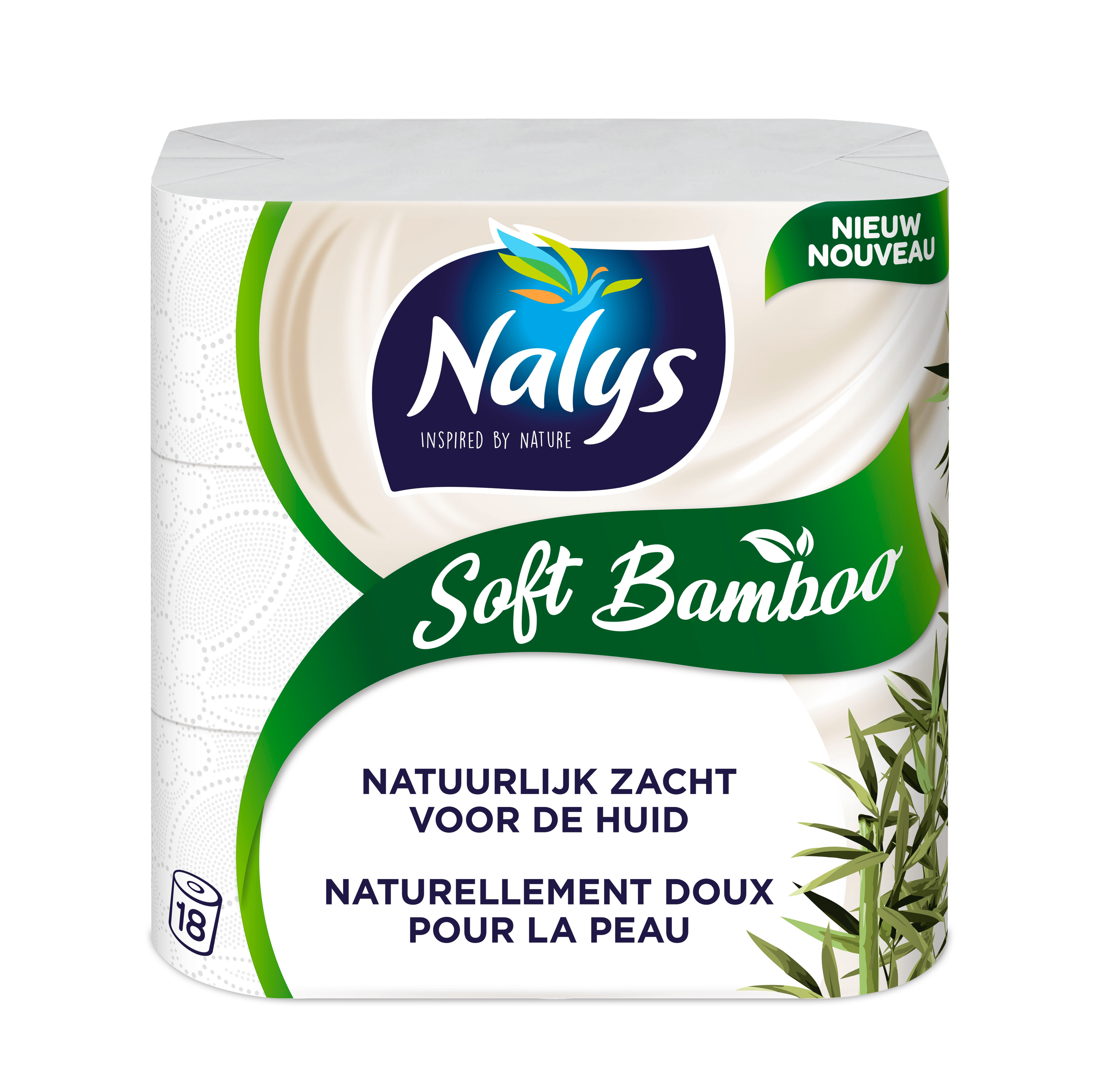 Nalys Soft bamboo 4=8 rol