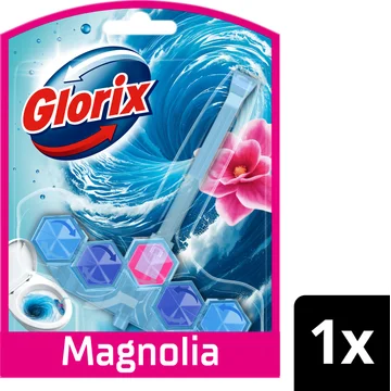 Glorix Pink magnolia blauw water wc-blok