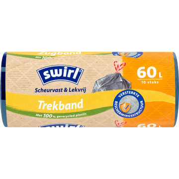 Swirl Vuilniszakken met trekband 60 liter