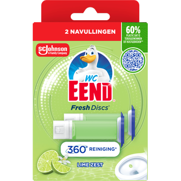 WC-Eend Fresh discs lime zest navul