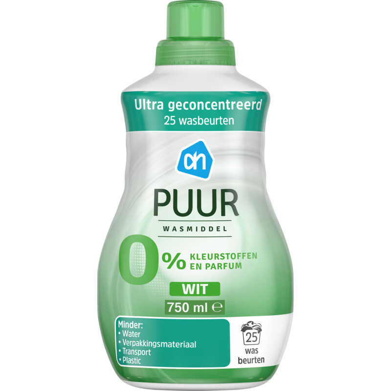 AH Puur vloeibaar wasmiddel wit