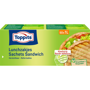 Toppits Lunchzakjes 1 liter