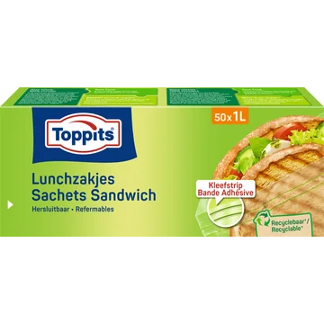 Toppits Lunchzakjes 1 liter