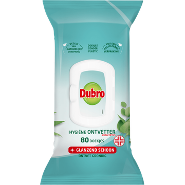 Dubro Hygiëne ontvetter doekjes eucalyptus