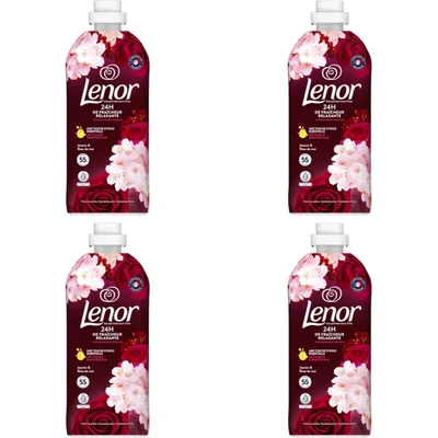 Lenor Wasverzachter robijn jasmijn 4-pack