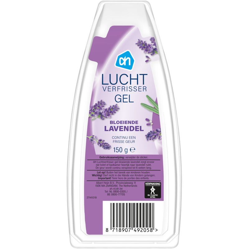AH Luchtverfrisser gel bloeiende lavendel