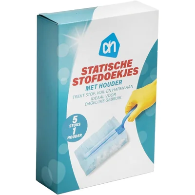 AH Statische stofdoekjes + houder