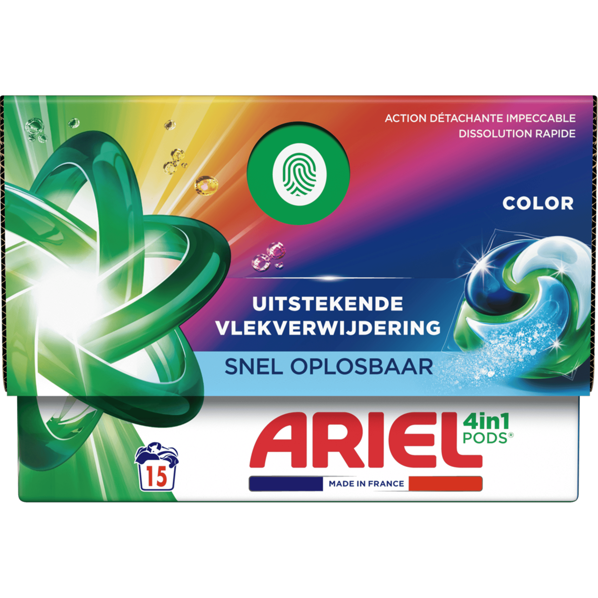Ariel 3-in-1 pods color 4-pack