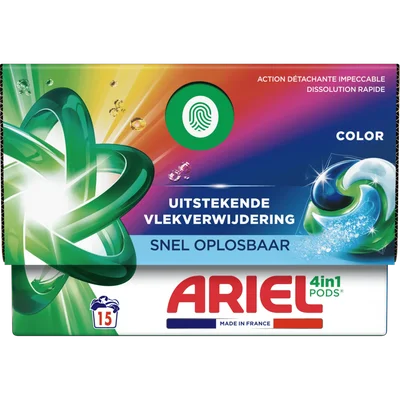 Ariel 3-in-1 pods color 4-pack