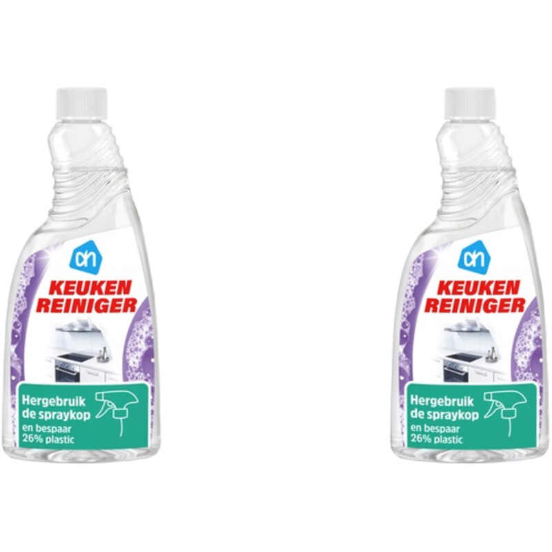 AH keukenreiniger spray navul 2-pack
