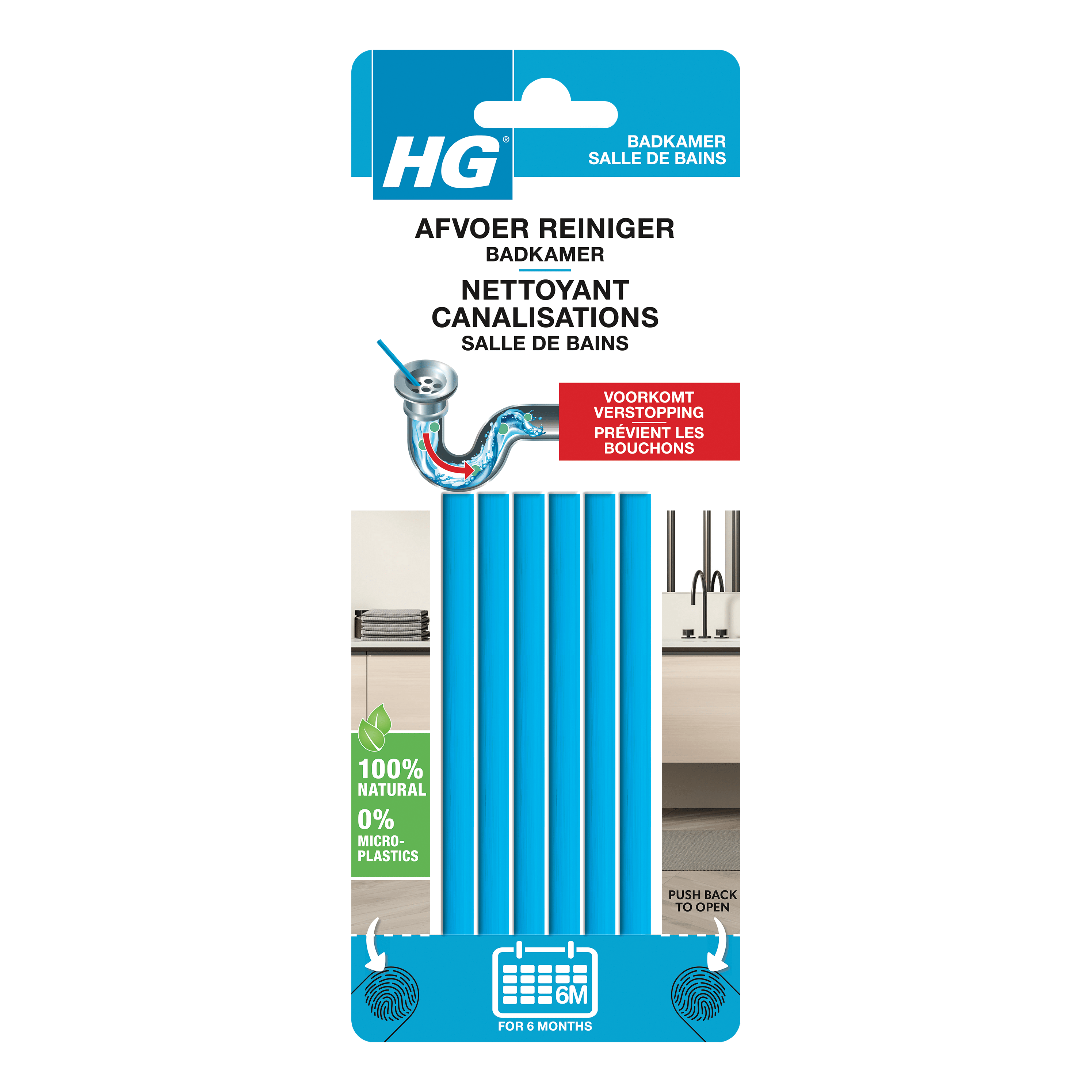 HG Afvoerreiniger badkamer
