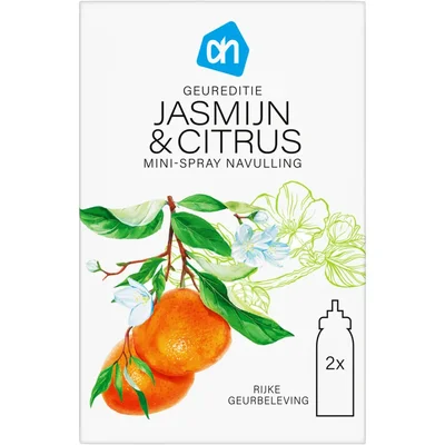 AH Spray geureditie jasmijn & citrus navul