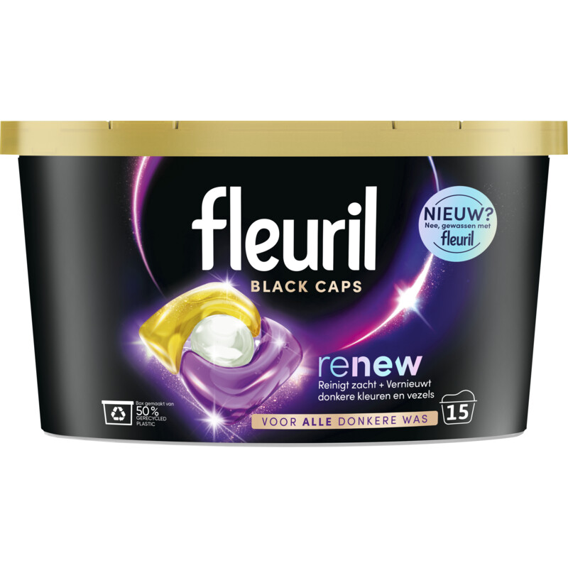 Fleuril Renew black caps