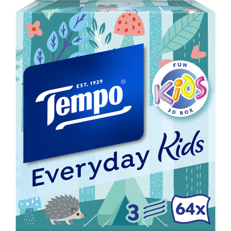 Tempo Tissues everyday kids 3-laags