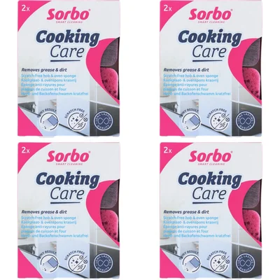 Sorbo Cooking kookplaat- & ovenspons 4-pack