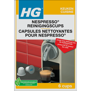 HG Nespresso reinigingscups