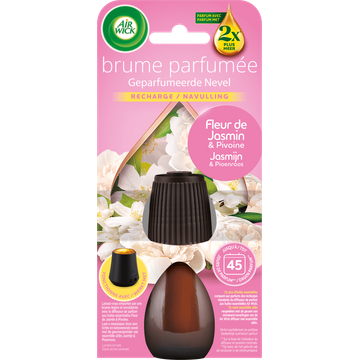 Air Wick Jasmijn & pioenroos navulling