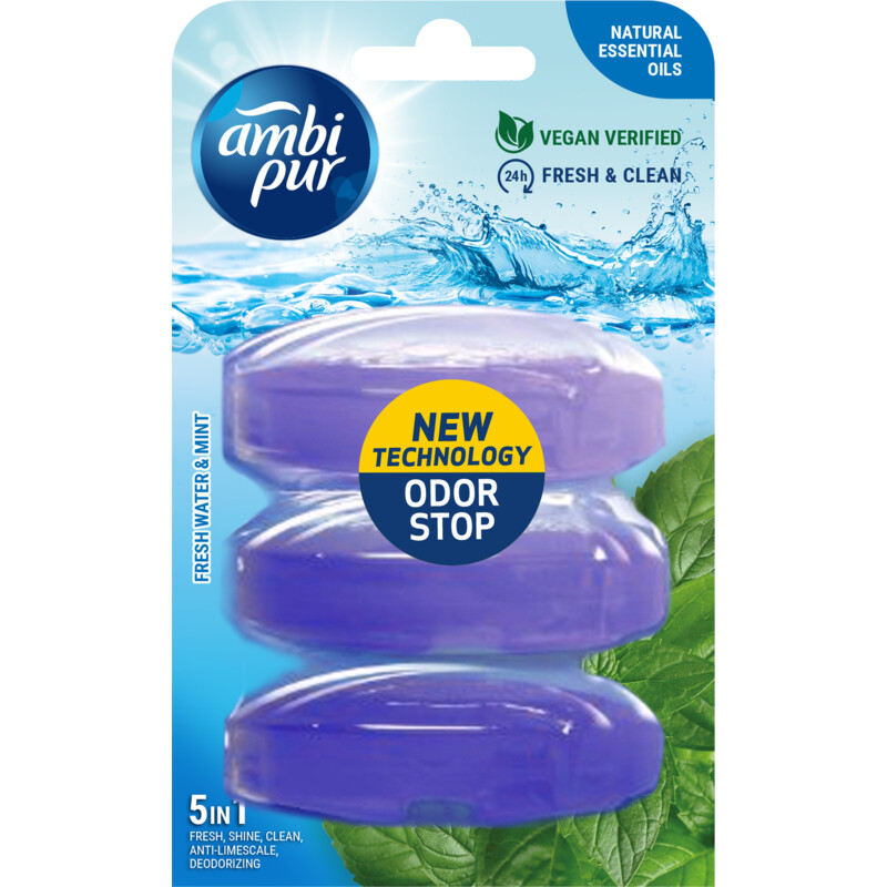Ambi Pur Toiletblok water-mint navulling