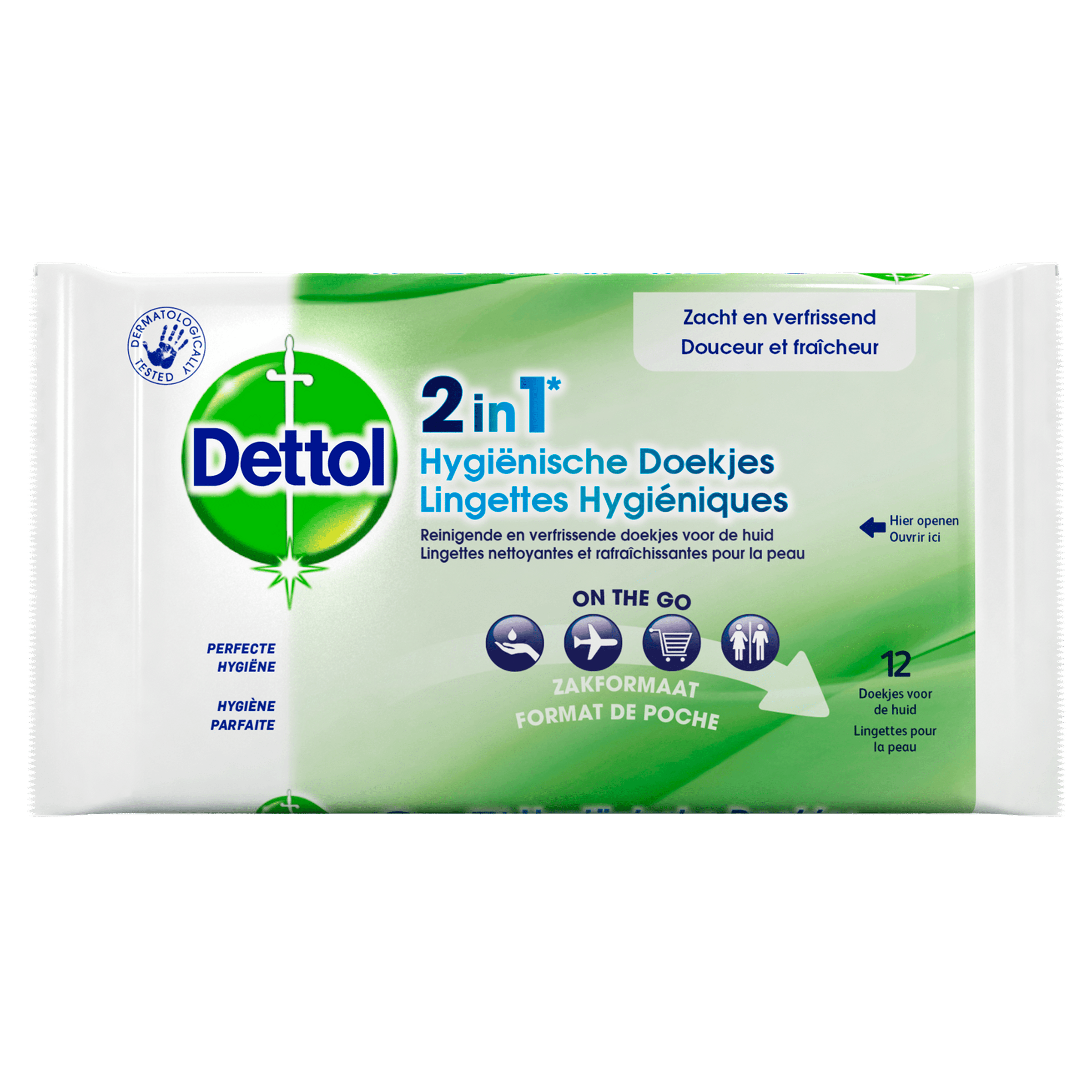Dettol 2 in 1 hygiënische doekjes