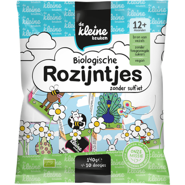 De Kleine Keuken Biologische rozijntjes 12m+