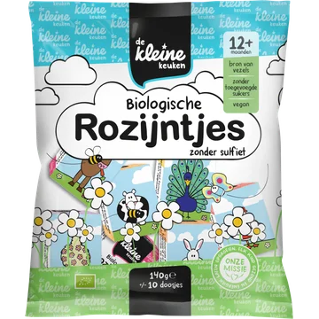De Kleine Keuken Biologische rozijntjes 12m+