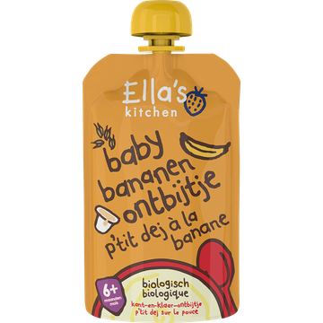 Ella's kitchen Baby bananen ontbijtje 6m+ bio