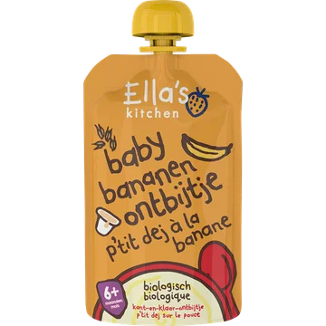Ella's kitchen Baby bananen ontbijtje 6m+ bio