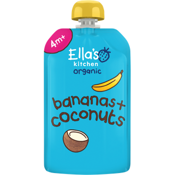 Ella's kitchen Knijpfruit bananas + coconuts 4m+