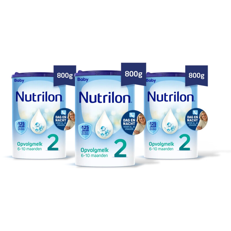 Nutrilon 2 opvolgmelk 6+ mnd 3-pack	