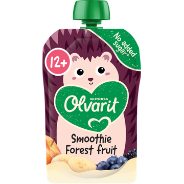 Olvarit Knijpfruit smoothie forest fruit 12m+
