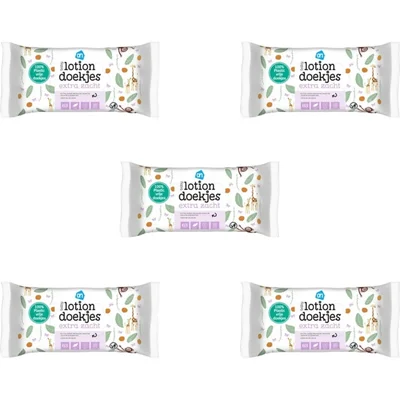 AH Baby lotiondoekjes extra zacht 6-pack