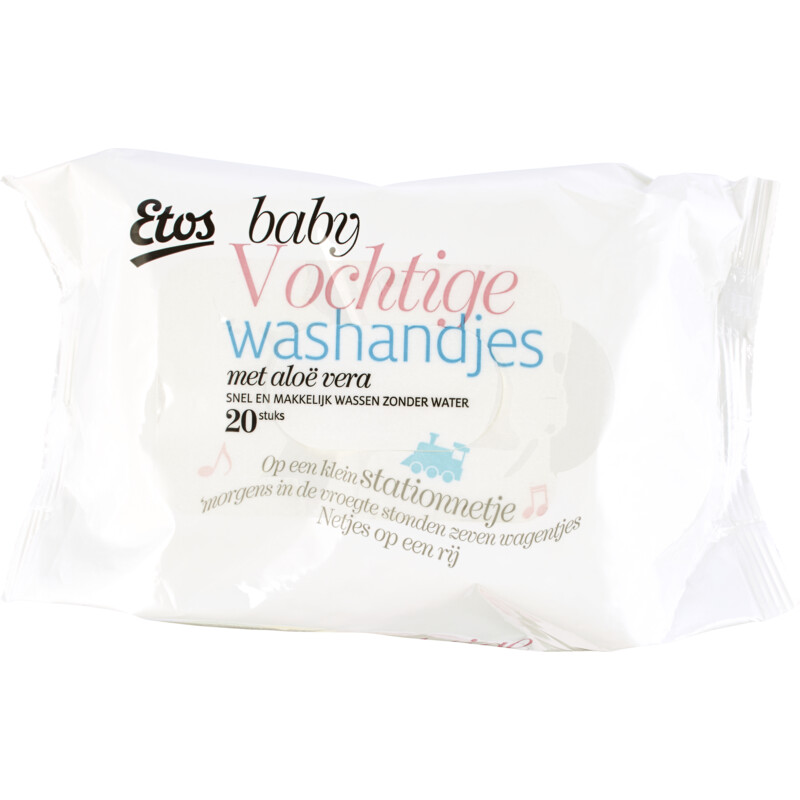 Etos Vochtige baby washandjes
