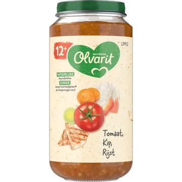 Olvarit Tomaat kip rijst 12m+