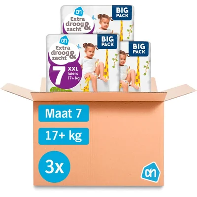 AH EDEZ open luiers maat 7 3-pack