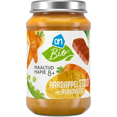 AH Biologisch Aardappelstoof met rundvlees 8m+