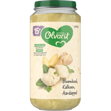 Olvarit Bloemkool kalkoen aardappel 15m+