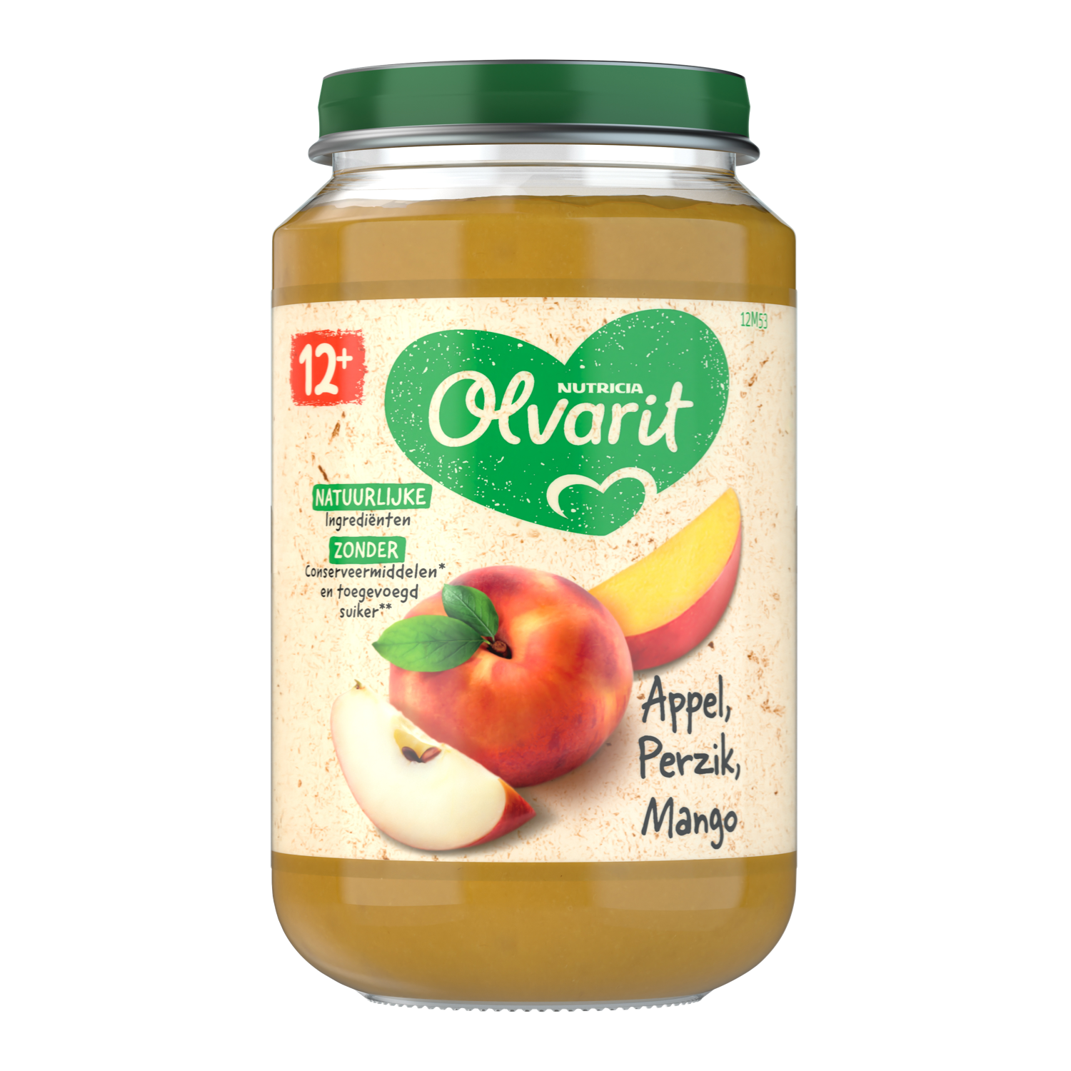Olvarit Appel perzik mango 12m+