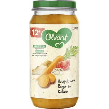 Olvarit Hutspot met bulgur en linzen 12m+