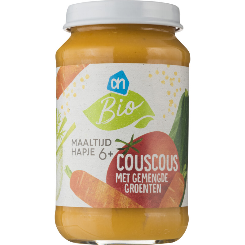 AH Biologisch Couscous met gemengde groente 6m+
