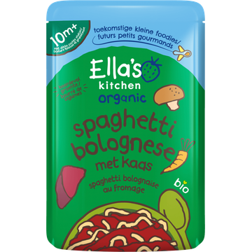 Ella's kitchen Spaghetti bolognese met kaas 10m+
