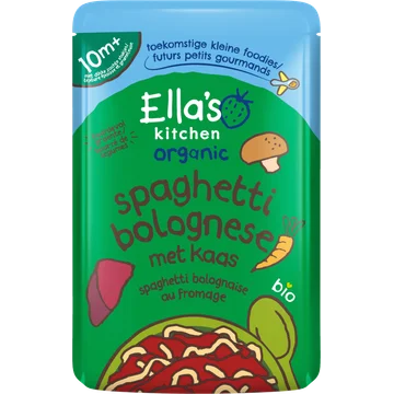 Ella's kitchen Spaghetti bolognese met kaas 10m+