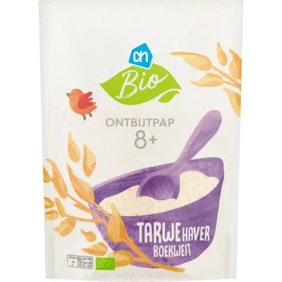 AH Biologisch Ontbijtpap tarwe haver boekweit 8m+