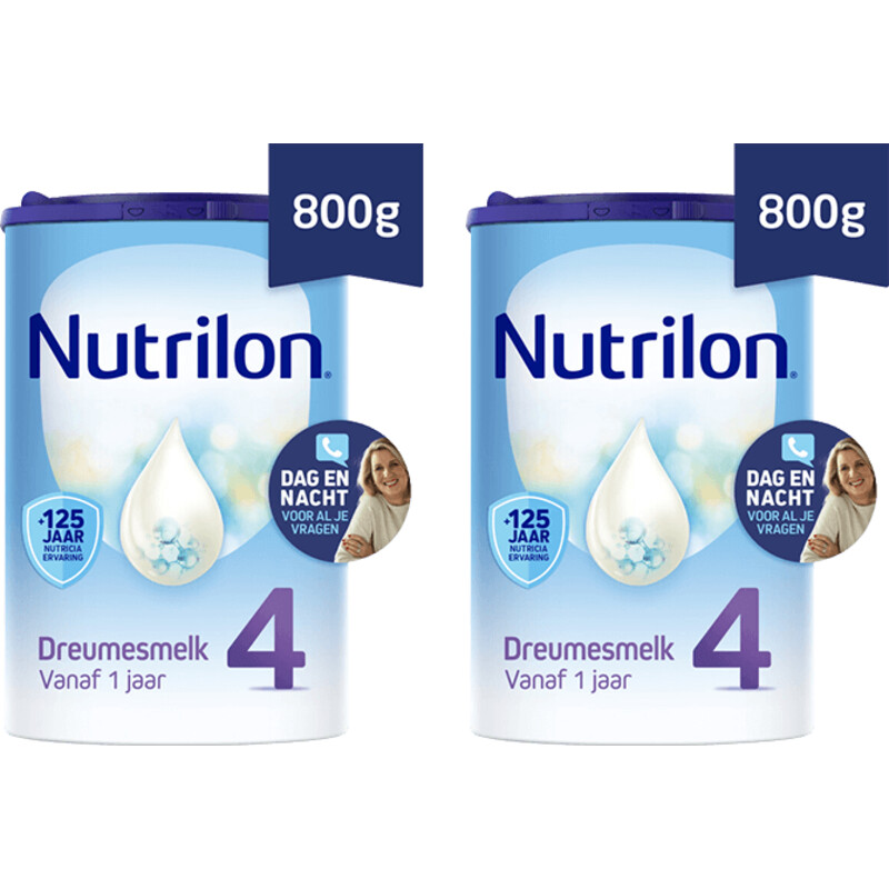 Nutrilon 4 dreumesmelk 12+ maanden 2-pack
