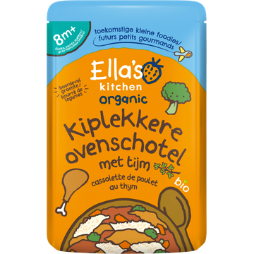 Ella's kitchen Kiplekkere ovenschotel met tijm 8m+