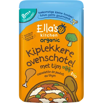 Ella's kitchen Kiplekkere ovenschotel met tijm 8m+