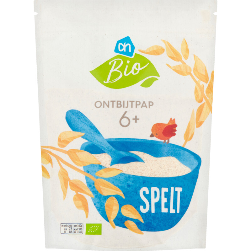AH Biologisch Ontbijtpap spelt 6m+